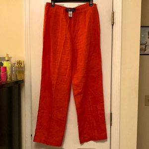 SAG  HARBOR  💯 LINEN LADIES PANT